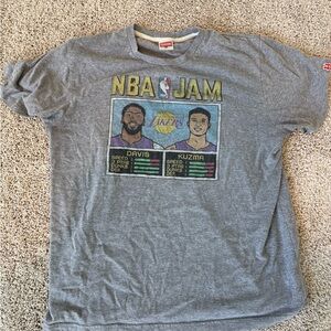 HOMAGE Gray NBA Jam T-Shirt